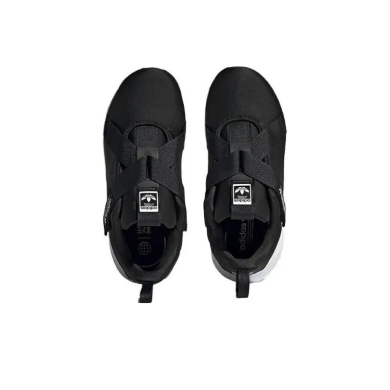 Adidas Originals Flex Collection 2.0 Low Top Sports Casual Shoes Black White Kids'-4
