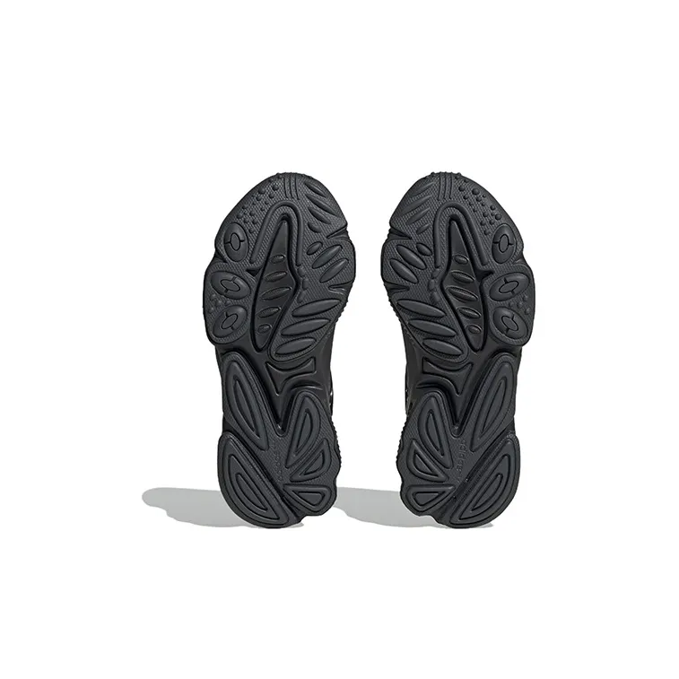 Adidas Originals Oztral Low-Top Sports Casual Shoes Black Silver Kids'-5