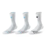 3 Pack Long Shaft (White Blue+White Blue+White Black)