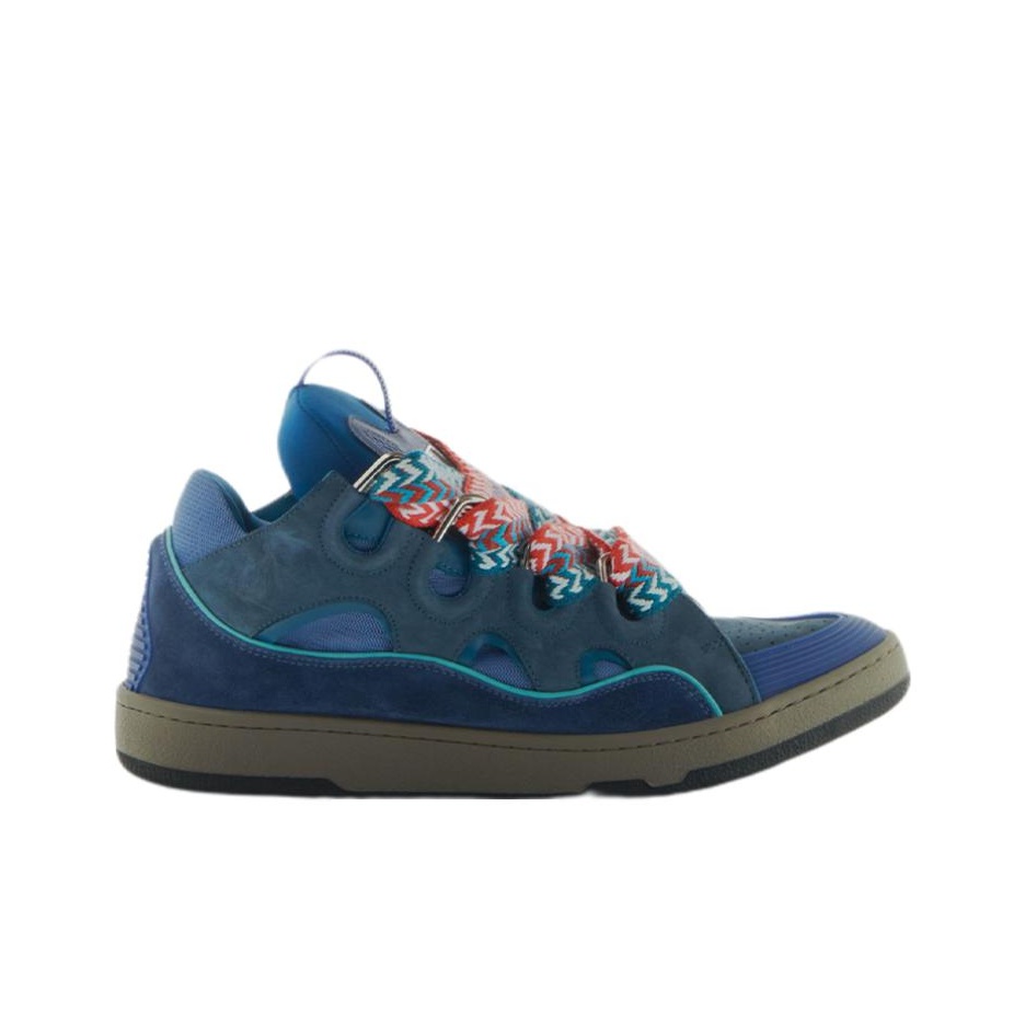 Buy Lanvin Curb Sneakers 'Metallic - Majorelle Blue' - FM