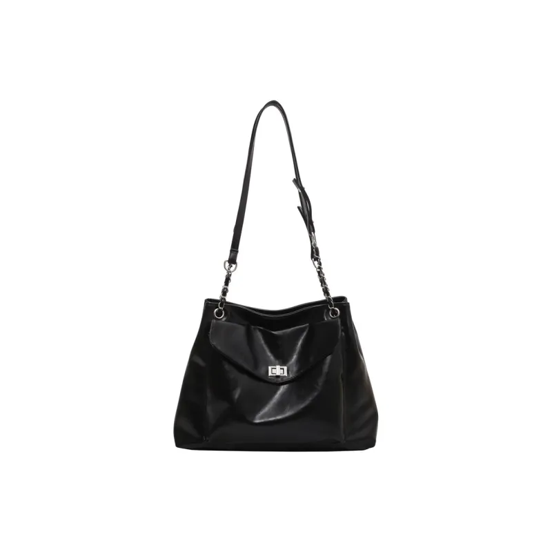 NOMK PU Shoulder Bag Handbag Crossbody Bag Women's Black/Pink/Silver/White/Green/Brown-1