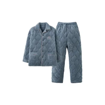 Mulong Family Pajama Set Men's Sky Blue
