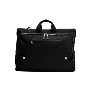 HUGO BOSS Recycled Polyester Toiletry Bag Laptop Computer Storage Handbag Men's Black