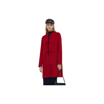 GOELIA Coats Women's Pepper Red