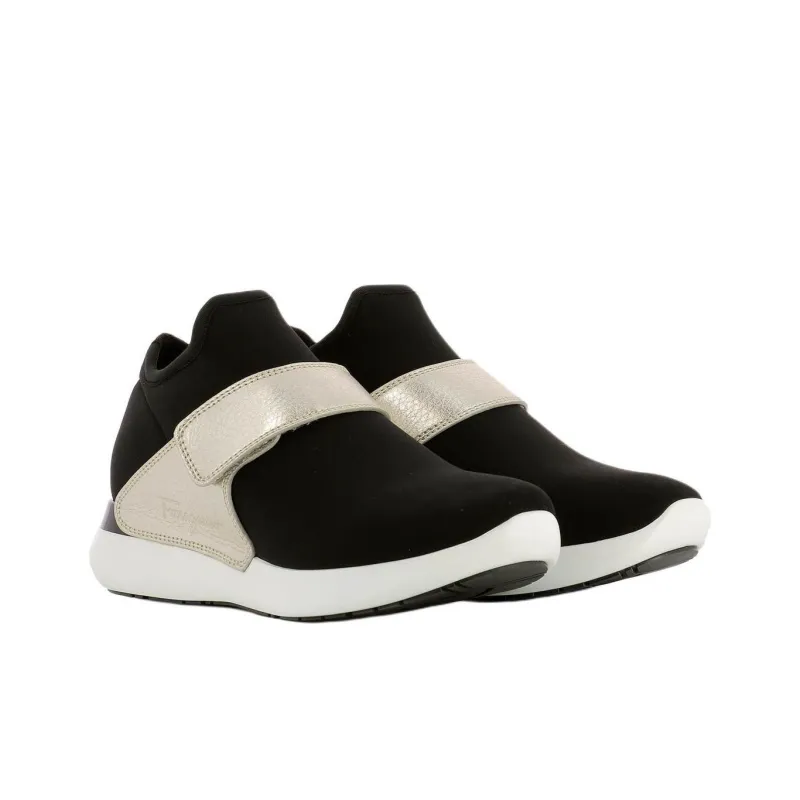 FERRAGAMO Palau Low Top Casual Shoes Women's Black-3