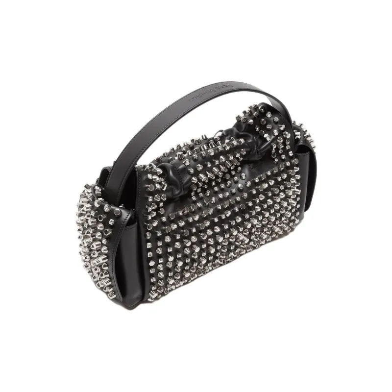 Acne Studios Calfskin One Shoulder Handbag Women's Black-1