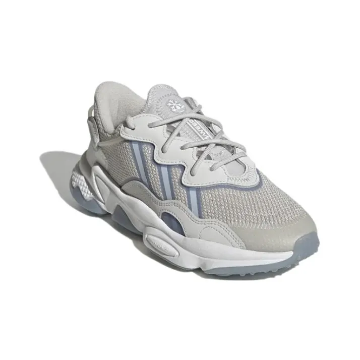 Adidas Originals Abrasion Resistant Low Top Kids Lifestyle Shoes White Teenagers-2