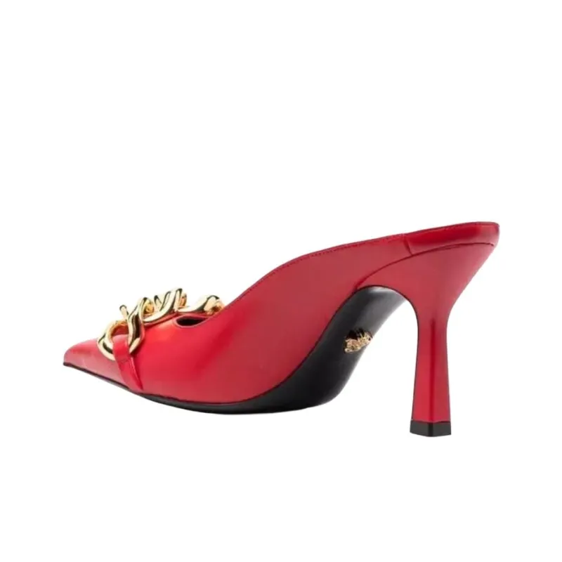 VERSACE Other Wrap-toe Slippers Women's Red-3