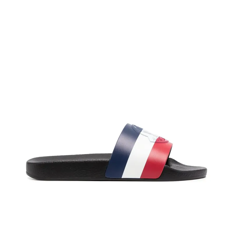 Moncler Basile Stripe Slides Women's-1