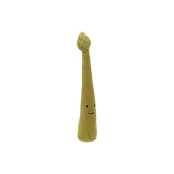 JELLYCAT Gourmet Collection Lively Asparagus Green Dolls Plush Doll 23cm Height