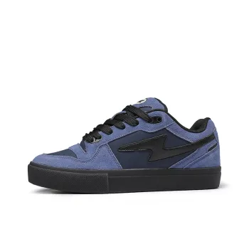 GZOZ Cushioning Wear Resistant Low Top Skateboard Shoes Unisex Blueberry