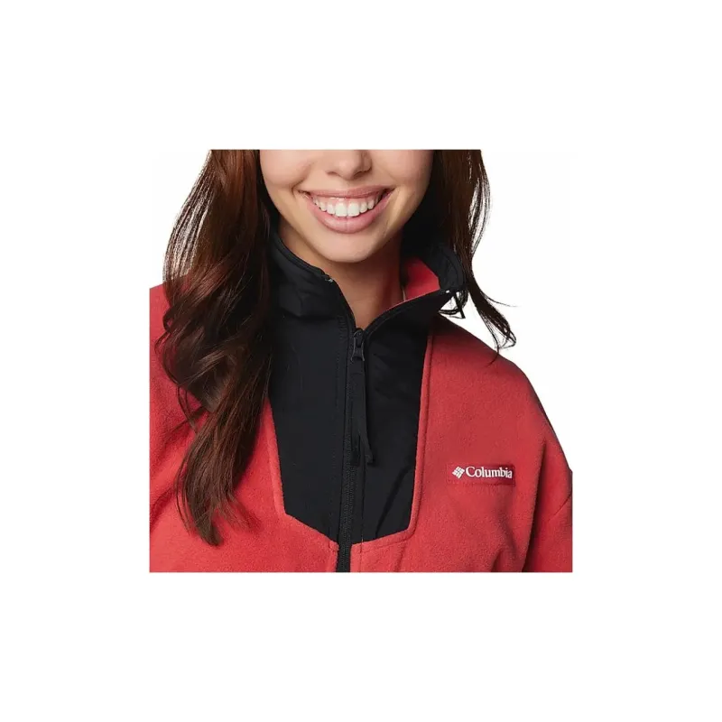 Columbia Sequoia Grove Full Zip Fleece Jacket Women's Red-2