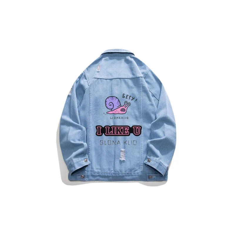 Glona Klio Jackets Coats Unisex Light Blue-1