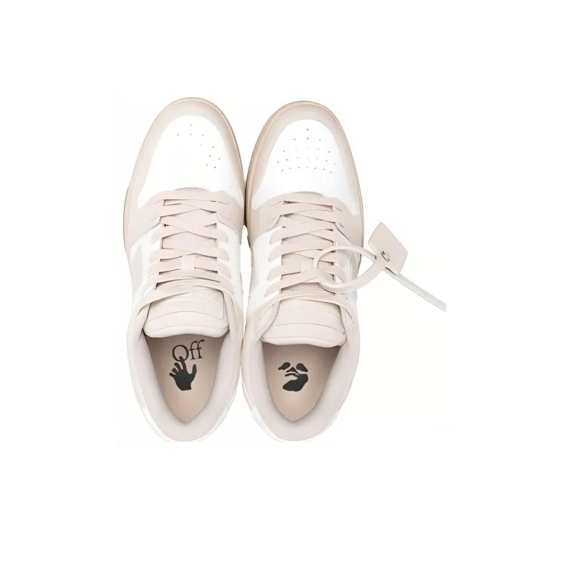 OFF WHITE Out Of Office Low Top Sneakers 'Beige White'-4