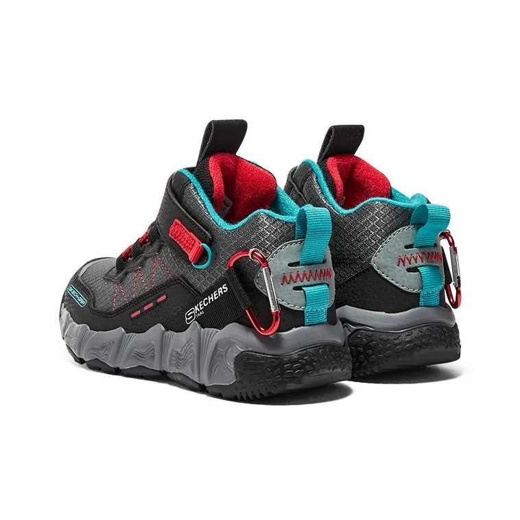 Skechers Velocitrek Kids Lifestyle Shoes Black Teenagers-3