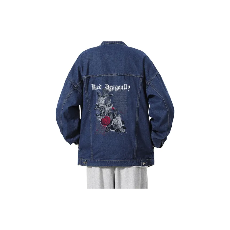 RED DRAGONFLY Denim Jacket Unisex-9