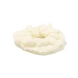White Bubbles Scrunchy