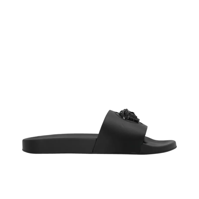 VERSACE Slide Slippers Men's Black-1