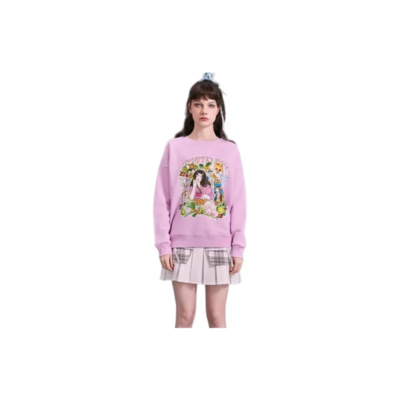 Bronze Lucia Sweatshirt Unisex Violet-1
