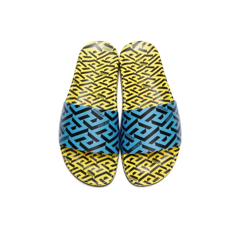 VERSACE Palazzo Pool Slide 'La Greca - Pineapple Sky'-3