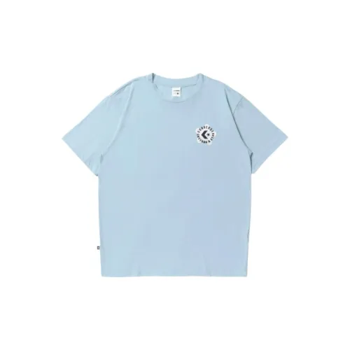 Converse Tee T-Shirts Men Winter Blue