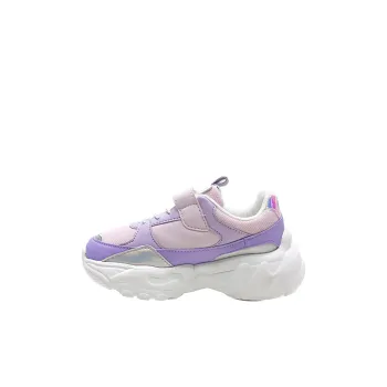 MLB Los Angeles Dodgers Slip Resistant Cushioning Chunky Sneakers Purple Pink Kids'