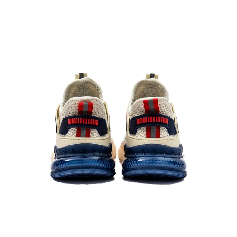 KAPPA KIDS Breathable, Lightweight, Slip Resistant, Slip on Kids Lifestyle Shoes Beige Kids'-4