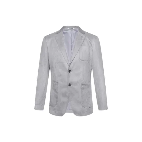 LESS IS MORE Business Suits Men Light Gray 23QDX871SA