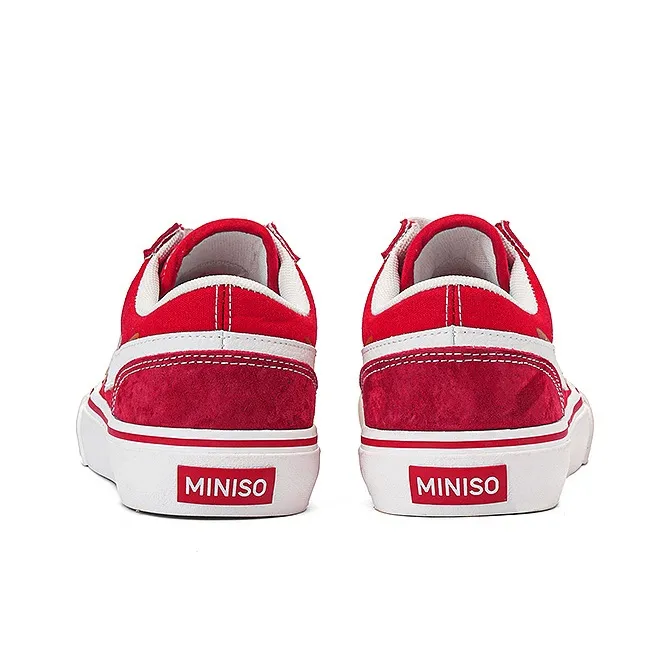 MINISO Lightning M Series Low Top Skateboard Shoes Unisex Flame Red-5