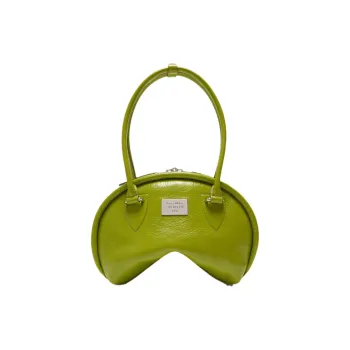 Acne Studios Calfskin Handbag Shoulder Bag Women's Lime Green