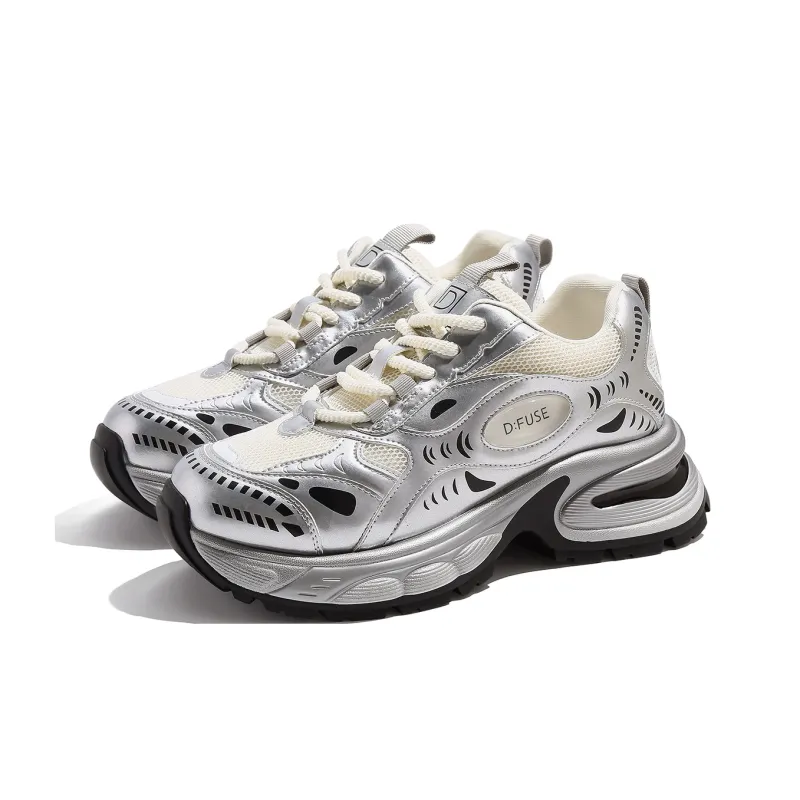 D:FUSE SCANDINAVIA Cushioning Anti-Slip And Wear-Resistant Low-Top Chunky Sneakers Women's-6