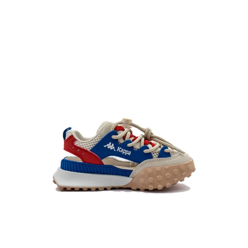 KAPPA KIDS Breathable Slip Resistant Lightweight Kids Lifestyle Shoes Beige Blue Kids'-1