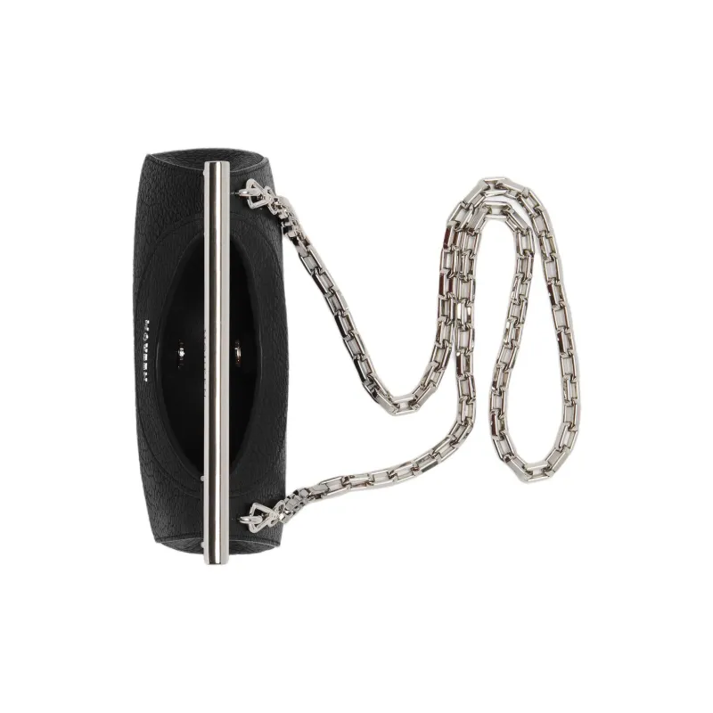 Alexander McQueen Grained Lambskin Handbag Mini Women's Black-3