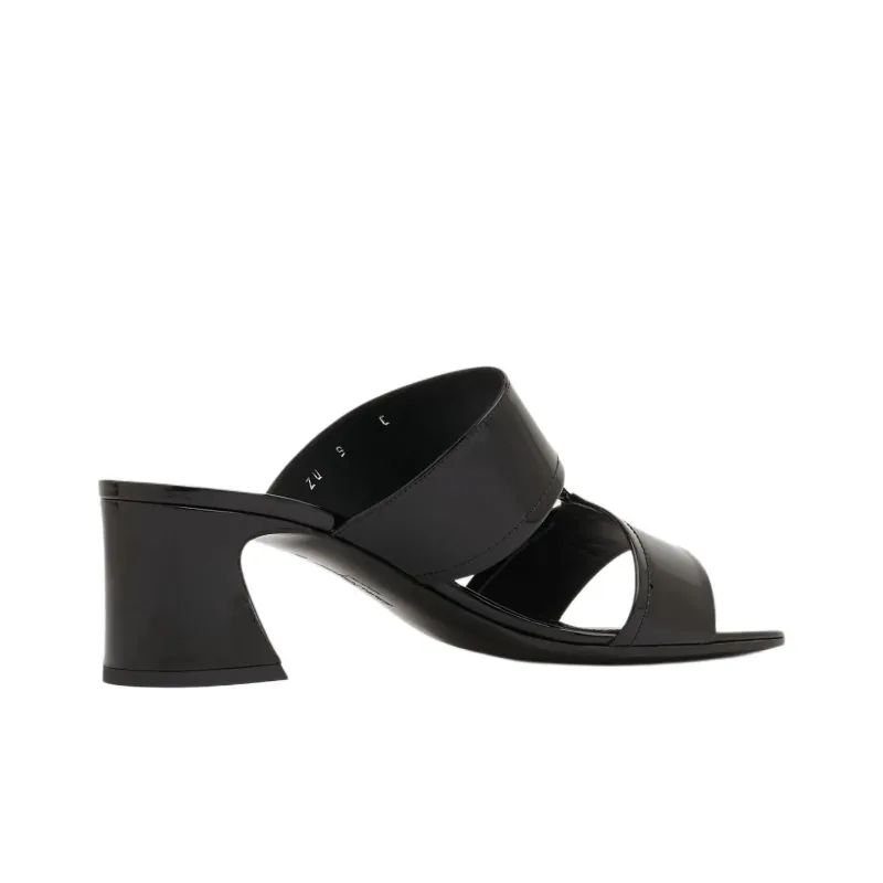 FERRAGAMO Vara Slide Slippers 5.5cm Women's Black-2