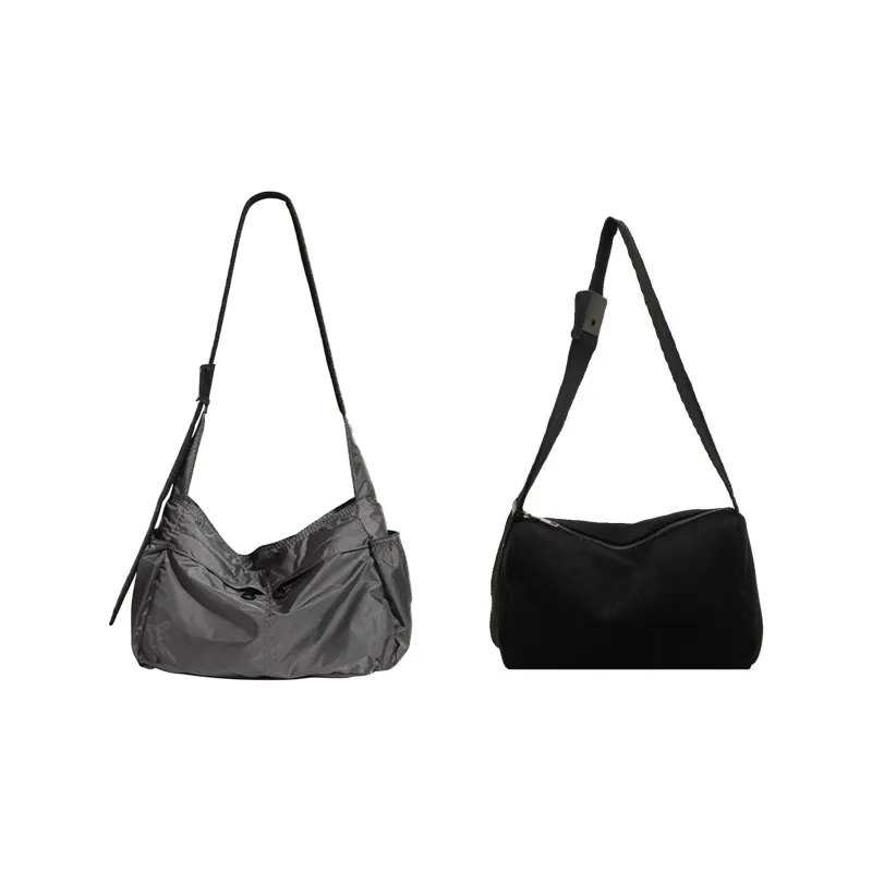 TAKI Oxford Shoulder Bags Regular Unisex Black/Gray-25