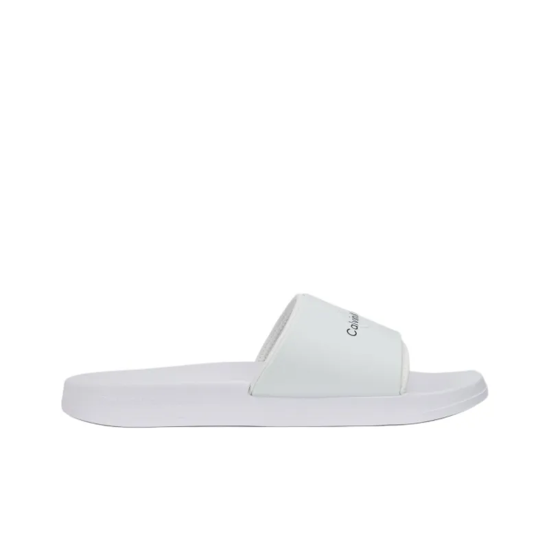 CKJ CALVIN KLEIN JEANS Slide Slippers Women's White-1