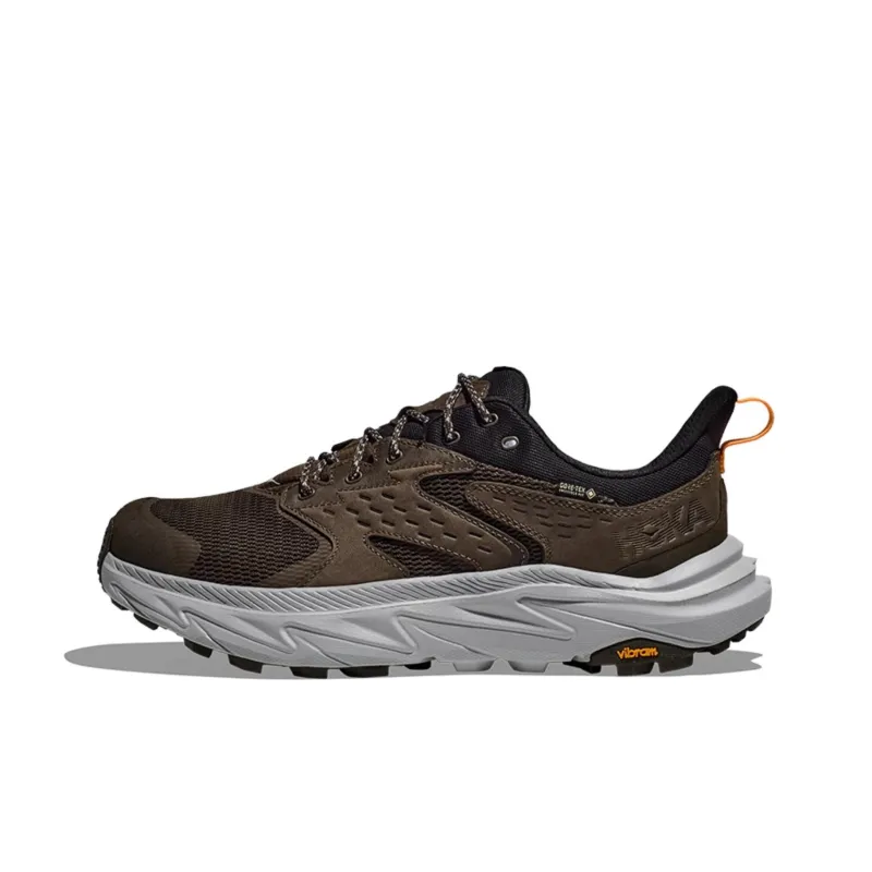 HOKA ONE ONE Anti-Slip Wear-Resistant Low-Top Trekking Shoes Unisex Dark Brown-0