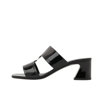 FERRAGAMO Vara Slide Slippers 5.5cm Women's Black