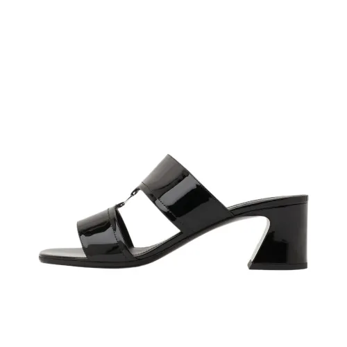 FERRAGAMO Vara Slide Slippers 5.5cm Women's Black