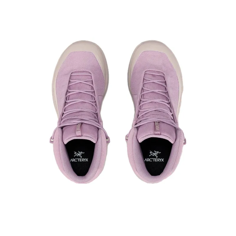 Arcteryx Anti-Slip Wear-Resistant Mid-Top Trekking Shoes Women's Purple-1