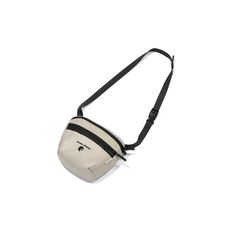 Guuka Fabric Crossbody Bag Unisex Apricot-1