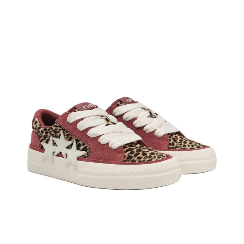 AMIRI Low Top Skateboard Shoes Men's Red-2