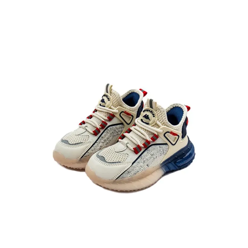KAPPA KIDS Breathable, Lightweight, Slip Resistant, Slip on Kids Lifestyle Shoes Beige Kids'-2
