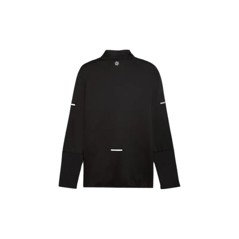 PUMA INDIVIDUAL WINTERIZEDQuarter Zip Sweatshirt Men's Puma Black-1