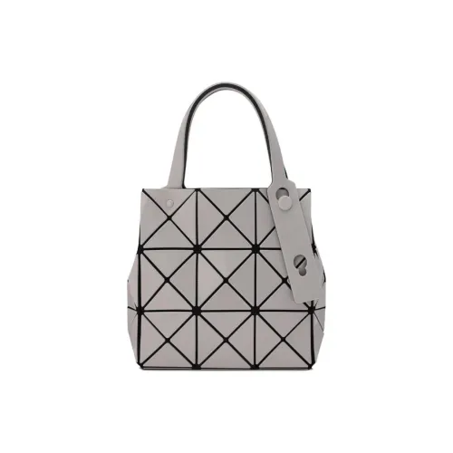 ISSEY MIYAKE PVC Tote Bag Shopping Bag Handbag Small Size Women's Silver