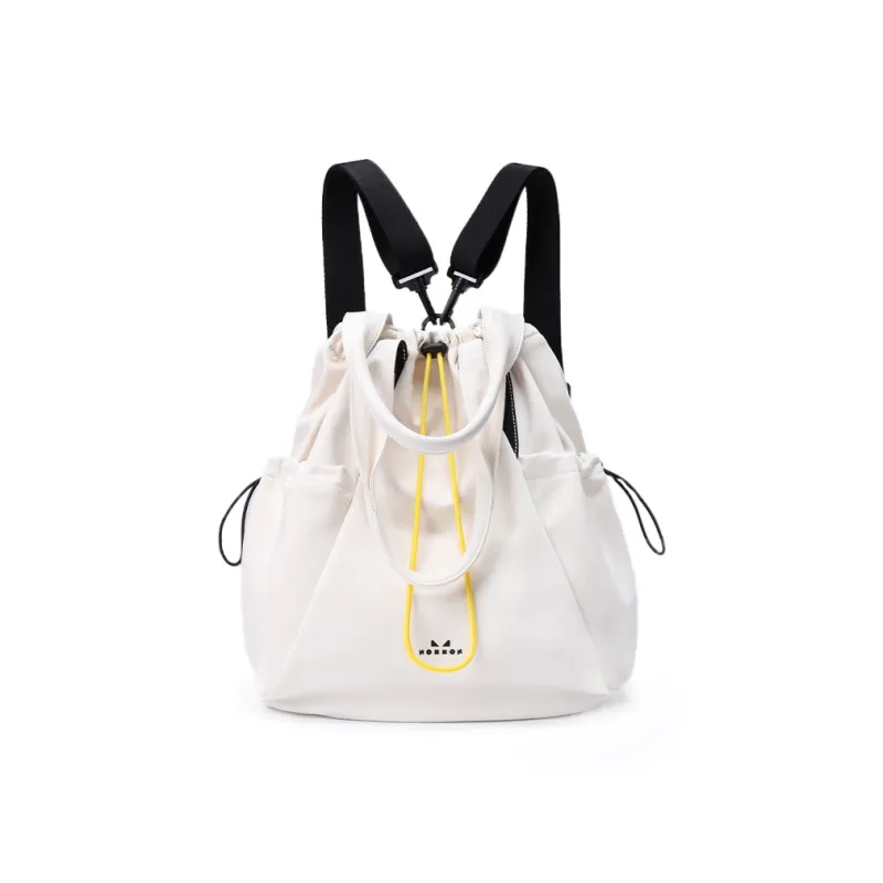 NOXXON Nylon Fabric Backpack Shoulder Bag Backpack Regular Women's Ecru/Nude Pink/Army Green-1