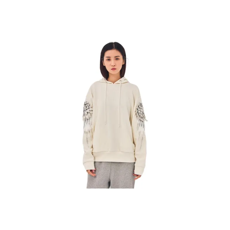 JI CHENG Sweatshirt Unisex White-1