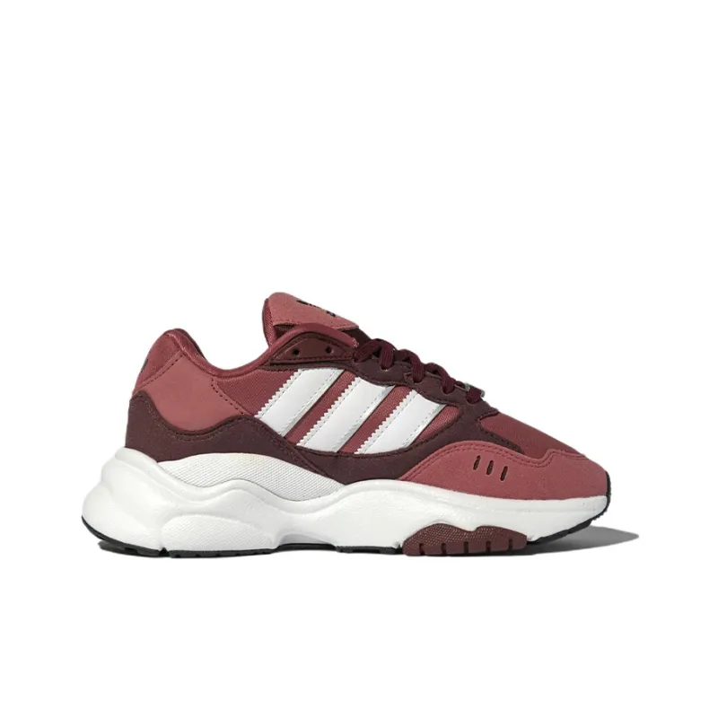 Adidas Originals Retropy F90 J Anti Slip Wear Resistant Low Top Kids Lifestyle Shoes Red Teenagers-1