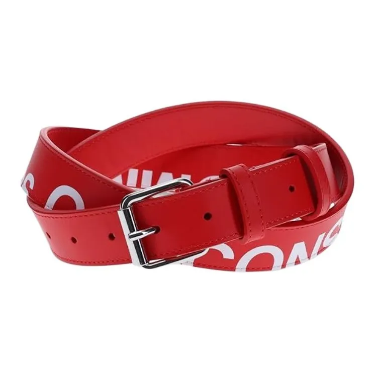 CDG Genuine Leather Leather Belts Men's Black Width: 3CM-0