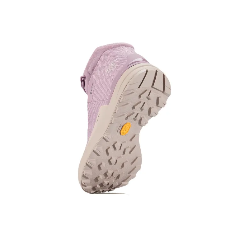 Arcteryx Anti-Slip Wear-Resistant Mid-Top Trekking Shoes Women's Purple-2